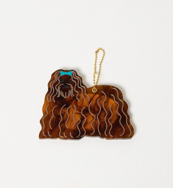 EMMEL REFINES「＜JOliJOli＞モチーフ ミラーチャーム＜ Select by EMMEL REFINES ＞」|チャーム・キーホルダー|DK.BROWN