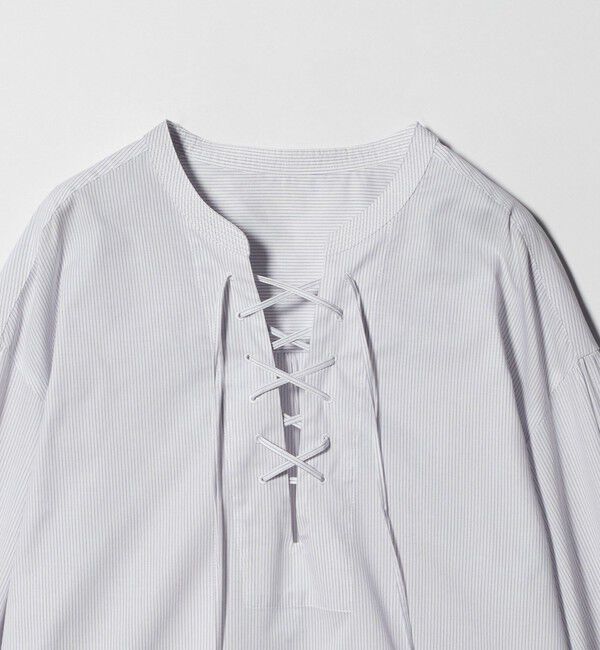 UNITED ARROWS green label relaxing「レースアップ ブラウス」|シャツ・ブラウス|