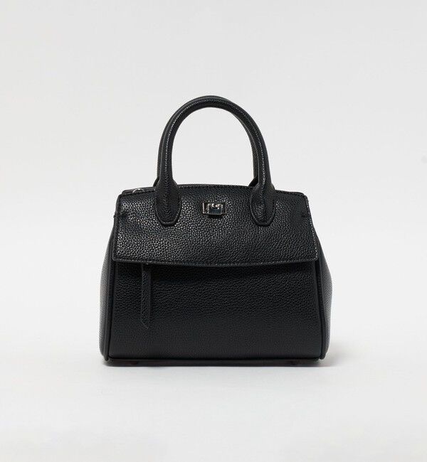 UNITED ARROWS green label relaxing「2WAY 金具 ミニボストンバッグ」|ショルダー・メッセンジャー|BLACK