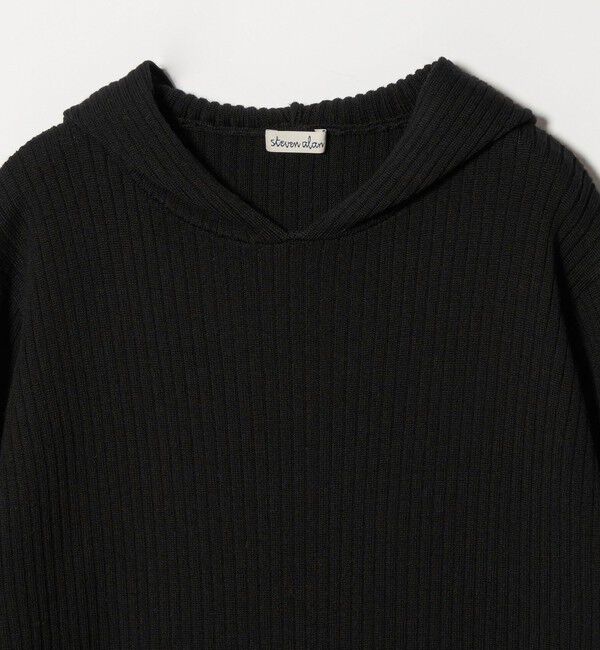 STEVEN ALAN「＜Steven Alan＞ウール リブ ニット フーディー」|ニット・セーター|