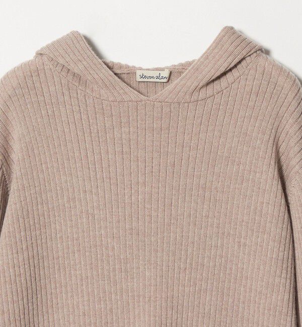 STEVEN ALAN「＜Steven Alan＞ウール リブ ニット フーディー」|ニット・セーター|