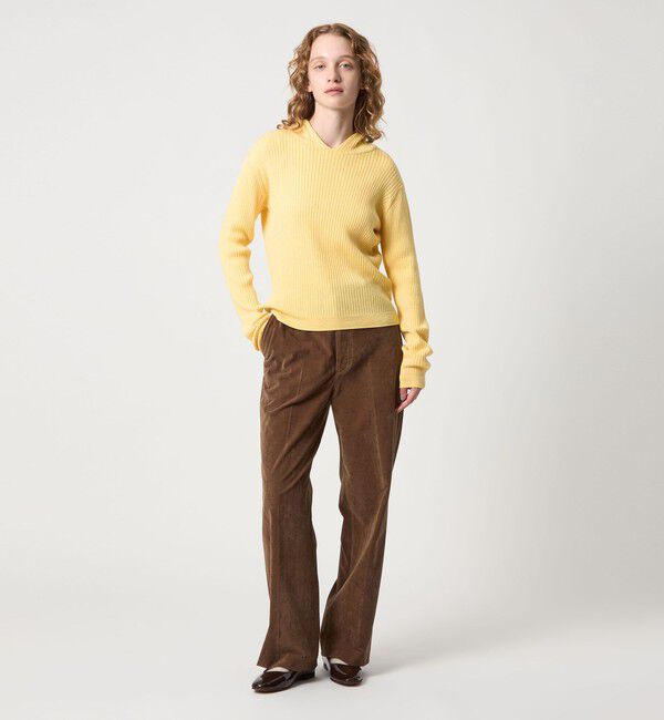 STEVEN ALAN「＜Steven Alan＞ウール リブ ニット フーディー」|ニット・セーター|