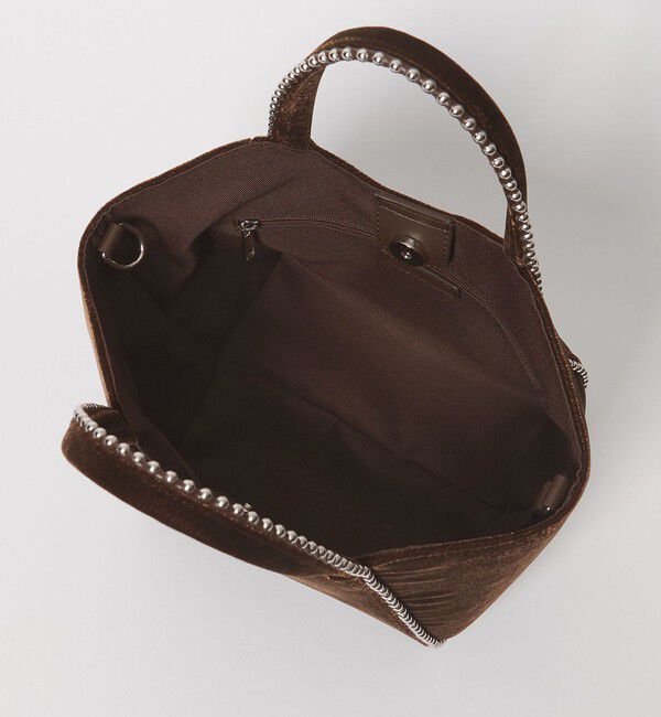 BEAUTY&YOUTH UNITED ARROWS「ベルベット ボールチェーン 2WAY ミニトートバッグ」|トートバッグ|