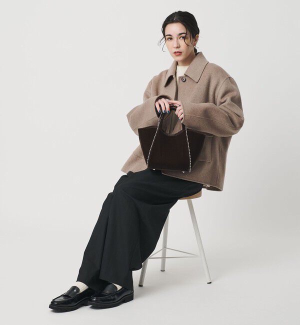 BEAUTY&YOUTH UNITED ARROWS「ベルベット ボールチェーン 2WAY ミニトートバッグ」|トートバッグ|