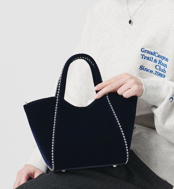 BEAUTY&YOUTH UNITED ARROWS「ベルベット ボールチェーン 2WAY ミニトートバッグ」|トートバッグ|