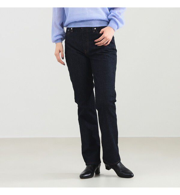 Demi-Luxe BEAMS 「upper hights / THE AMALIE BLUERINSE デニムパンツ」|デニム|