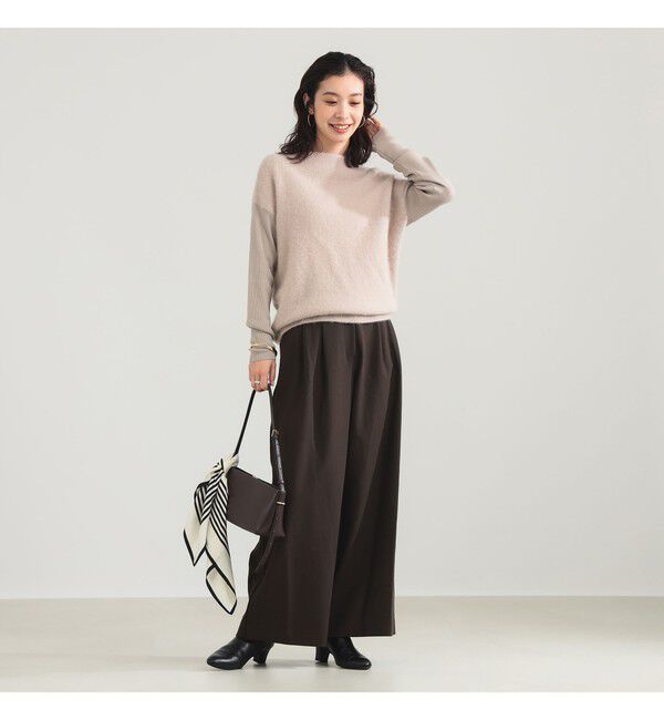 Demi-Luxe BEAMS 「フラッフィー ボートネック ニット」|ニット・セーター|