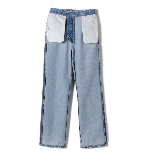 SHIPS for women「〈洗濯機可能〉ストレート フィット デニム パンツ」|デニム|