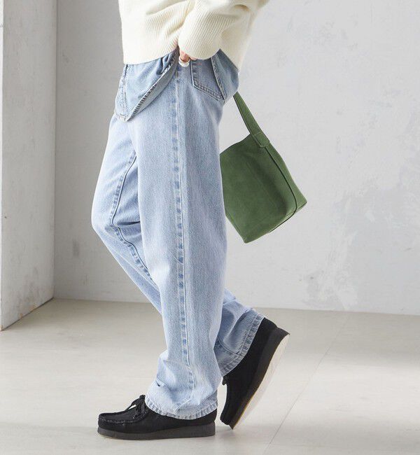 SHIPS for women「〈洗濯機可能〉ストレート フィット デニム パンツ」|デニム|