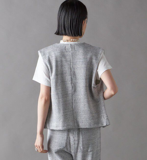 SHIPS for women「SHIPS NINE CASE:〈手洗い可能〉スウェット ベスト」|ベスト・ジレ|