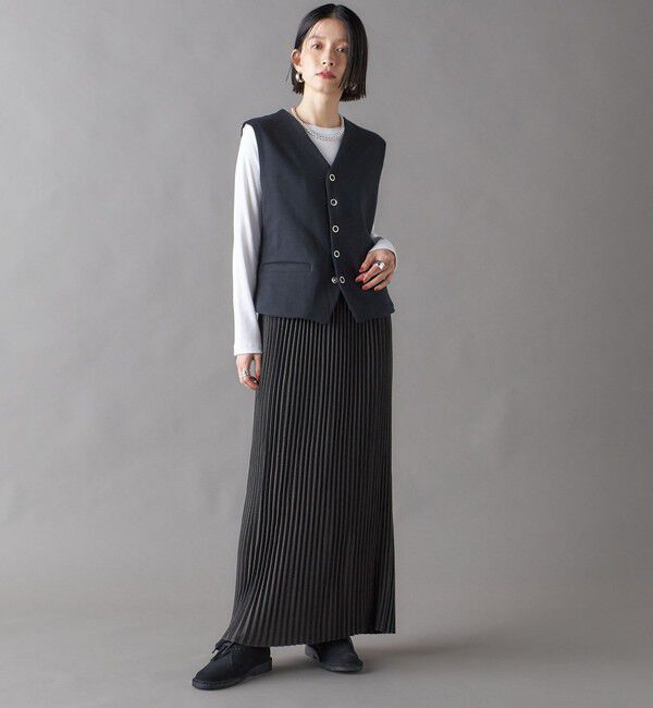 SHIPS for women「SHIPS NINE CASE:〈手洗い可能〉スウェット ベスト」|ベスト・ジレ|