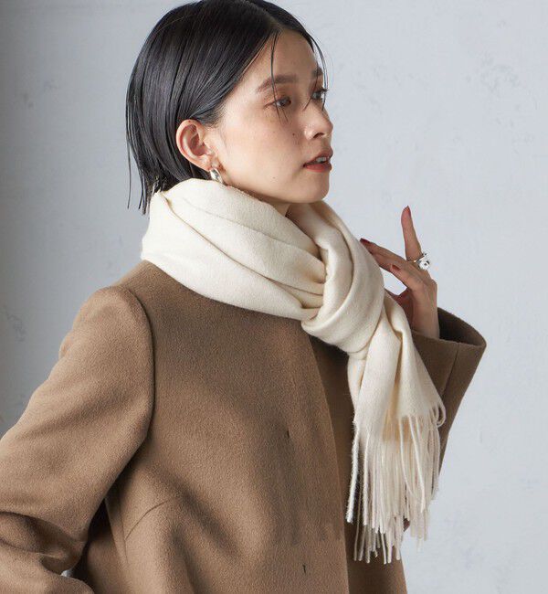 SHIPS for women「ウール カシミヤ ウォッシャブル ストール」|マフラー|