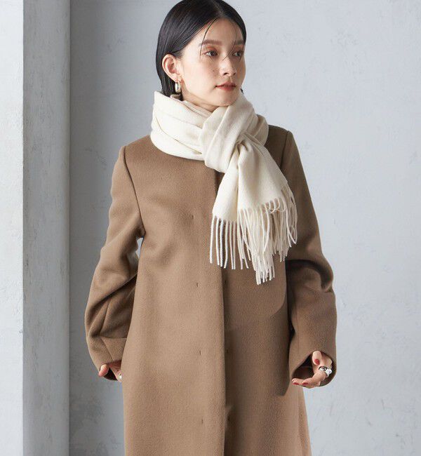 SHIPS for women「ウール カシミヤ ウォッシャブル ストール」|マフラー|