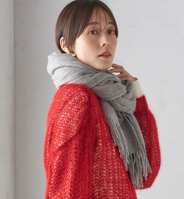 SHIPS for women「ウール カシミヤ ウォッシャブル ストール」|マフラー|