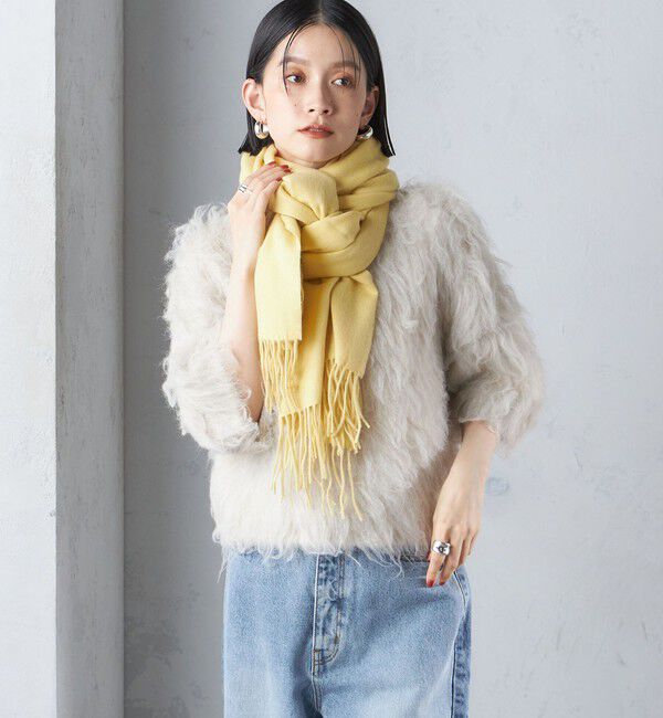 SHIPS for women「ウール カシミヤ ウォッシャブル ストール」|マフラー|