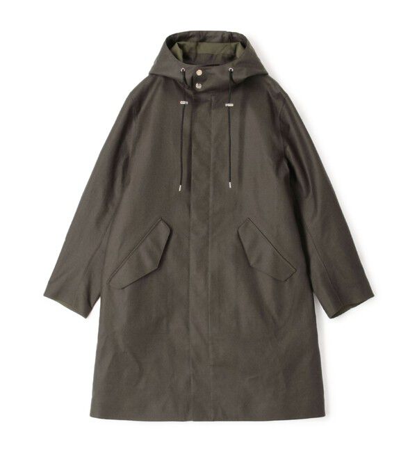 TOMORROWLAND MENS「【別注】MACKINTOSH GRANISH ウールボンディング フーデッドコート」|ミリタリー・モッズコート|57 カーキ
