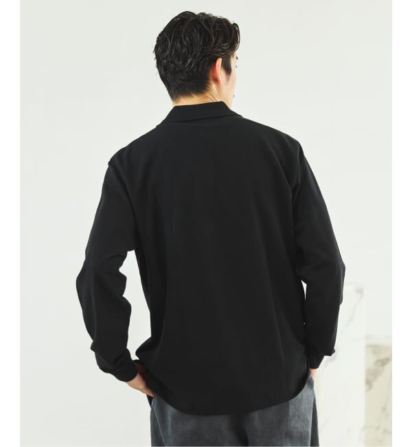 EDIFICE「LACOSTE(ラコステ) 別注 フルオープン ロングスリーブポロシャツ」|Tシャツ・カットソー|