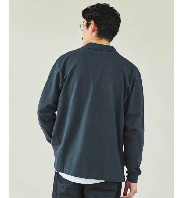 EDIFICE「LACOSTE(ラコステ) 別注 フルオープン ロングスリーブポロシャツ」|Tシャツ・カットソー|