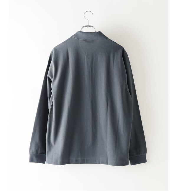 EDIFICE「LACOSTE(ラコステ) 別注 フルオープン ロングスリーブポロシャツ」|Tシャツ・カットソー|