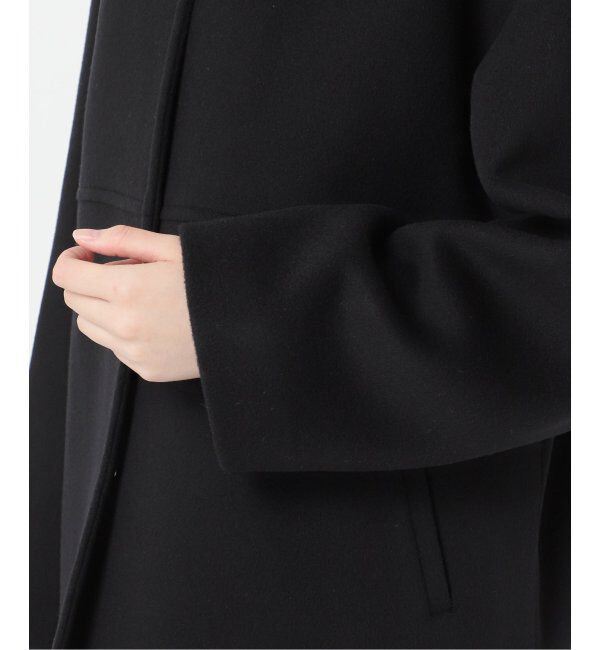 JOURNAL STANDARD「《追加》スーパー140ビーバーノーカラーショートコート」|ノーカラーコート|