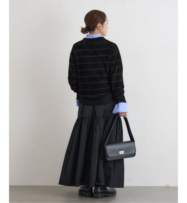 JOURNAL STANDARD「ベロアニットロングスリーブポロシャツ」|ニット・セーター|