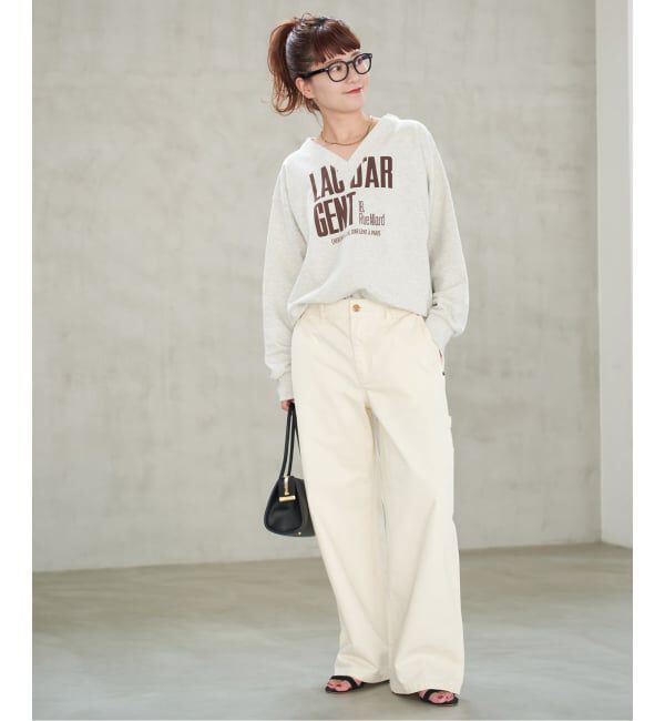 Spick and Span「《追加3》La Hutte / ラ ユット 別注Vネックスウェット*」|スウェット・ジャージ|