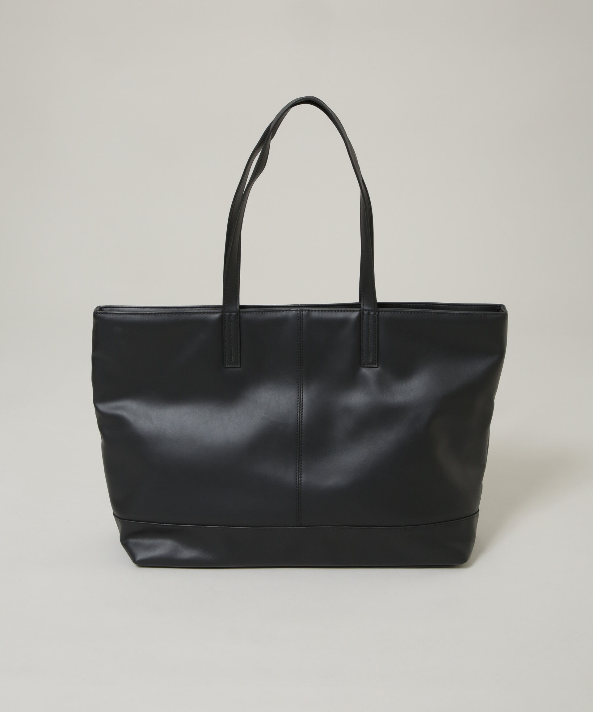 nano･universe「WEB限定/シンセティックレザートートバック」|ショルダー・メッセンジャー|ブラック