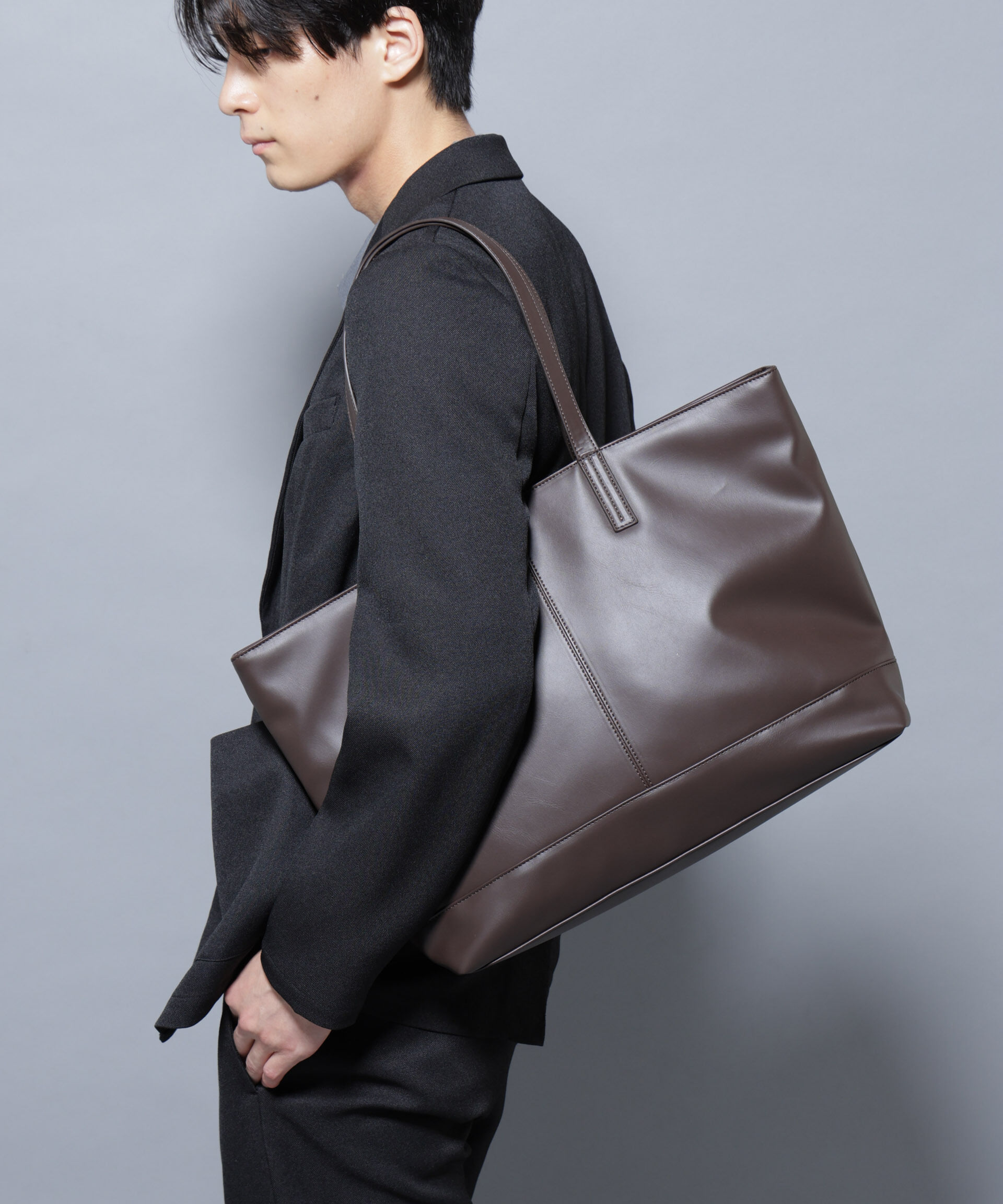 nano･universe「WEB限定/シンセティックレザートートバック」|ショルダー・メッセンジャー|