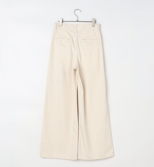 Rie Miller「【RM denim】リネン混ラップワイドパンツ」|その他|