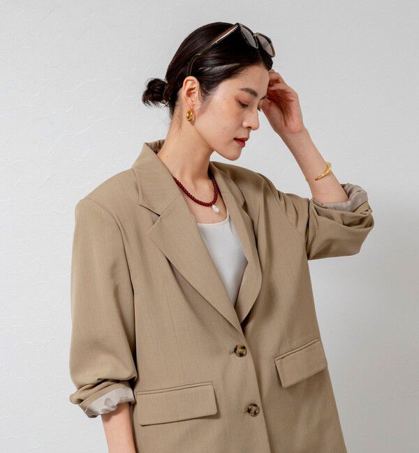 MAQWEL「【MAQWEL/マクウェル】オーバージャケット」|テーラードジャケット|