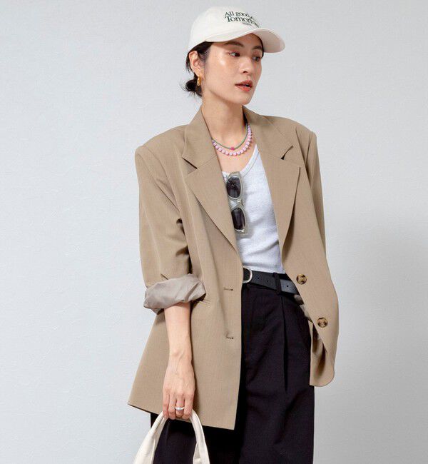 MAQWEL「【MAQWEL/マクウェル】オーバージャケット」|テーラードジャケット|