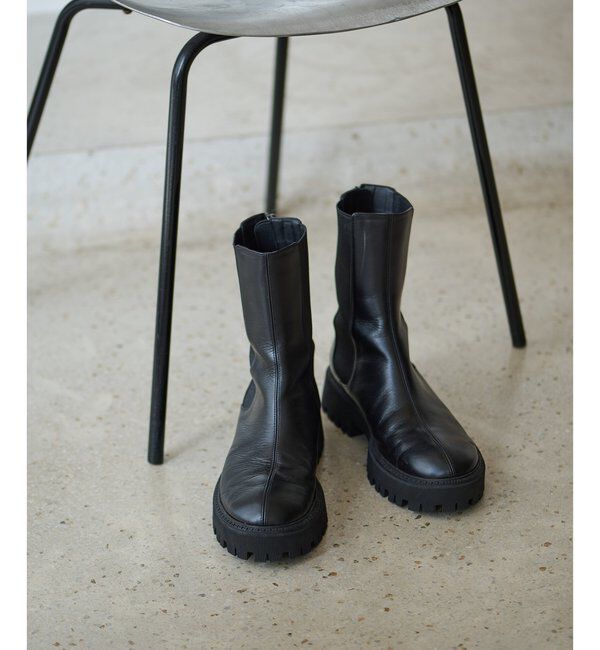 THE PAUSE】レザーサイドゴアブーツ（THE PAUSE）｜ルミネの