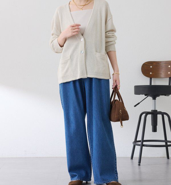  「コットン混カーディガン」|ニット・セーター|