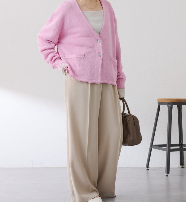  「コットン混カーディガン」|ニット・セーター|