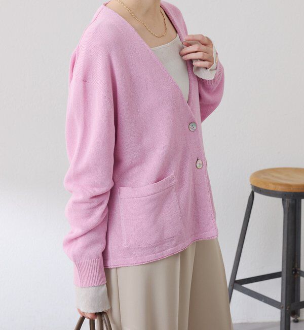  「コットン混カーディガン」|ニット・セーター|