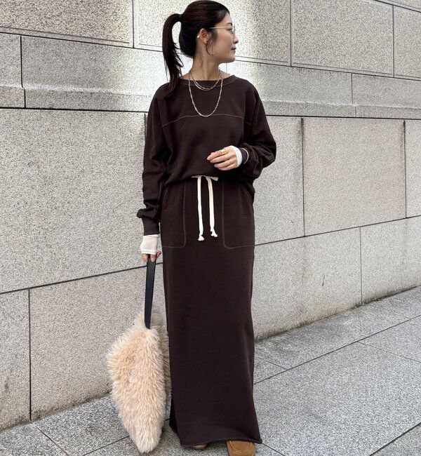  「【インフルエンサーOKOCHI企画】裏毛ナンバリングプルオーバー」|Tシャツ・カットソー|