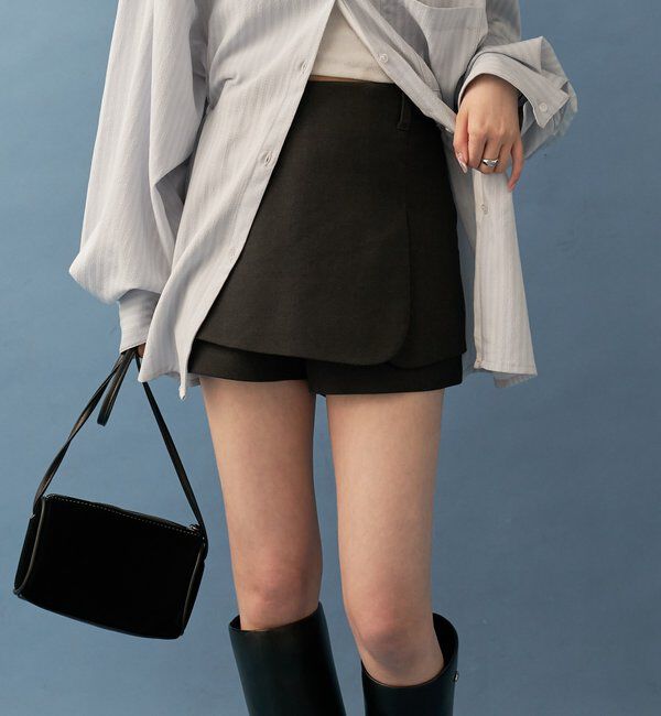  「ラップレイヤードミニスカパン	」|チノ|