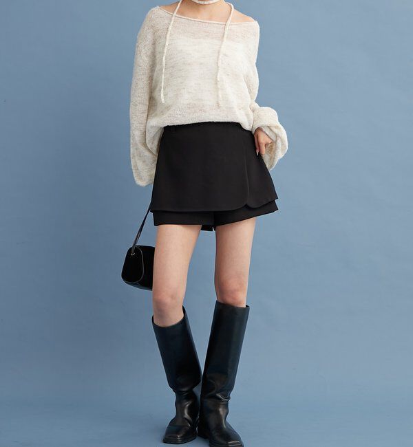  「ラップレイヤードミニスカパン	」|チノ|