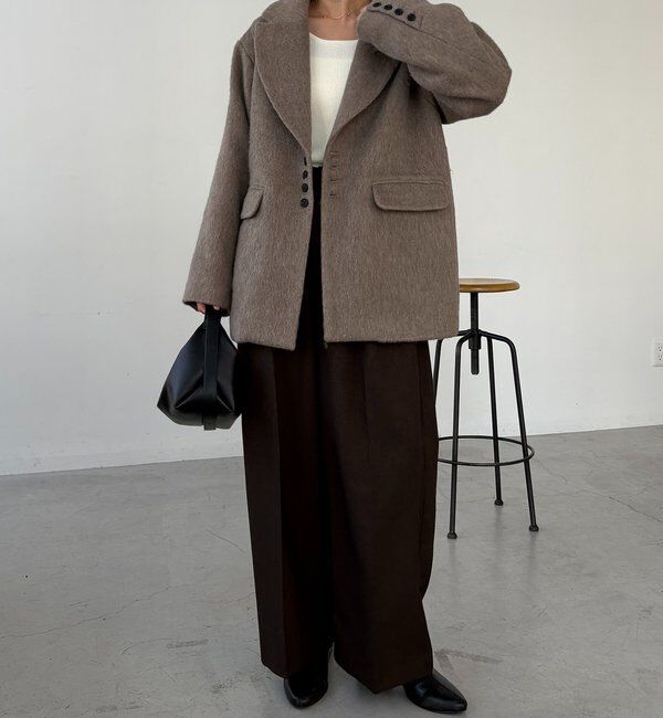  「【サイズ展開あり】シャギーウールコート」|その他|