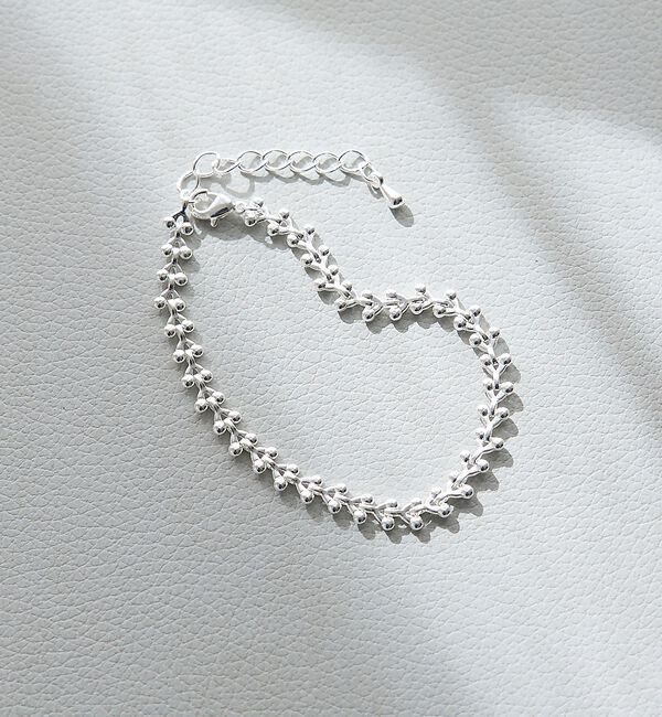 collex「【dignif】【金属アレルギー対応】ロウリーブスブレスレット」|ブレスレット・バングル|シルバー