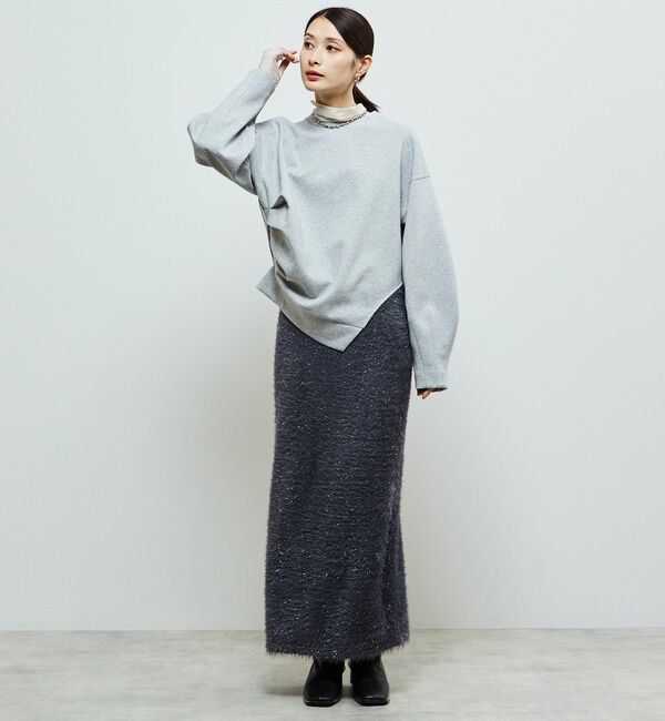 Soffitto「アシンメトリーサイドスリットスウェット」|スウェット・ジャージ|