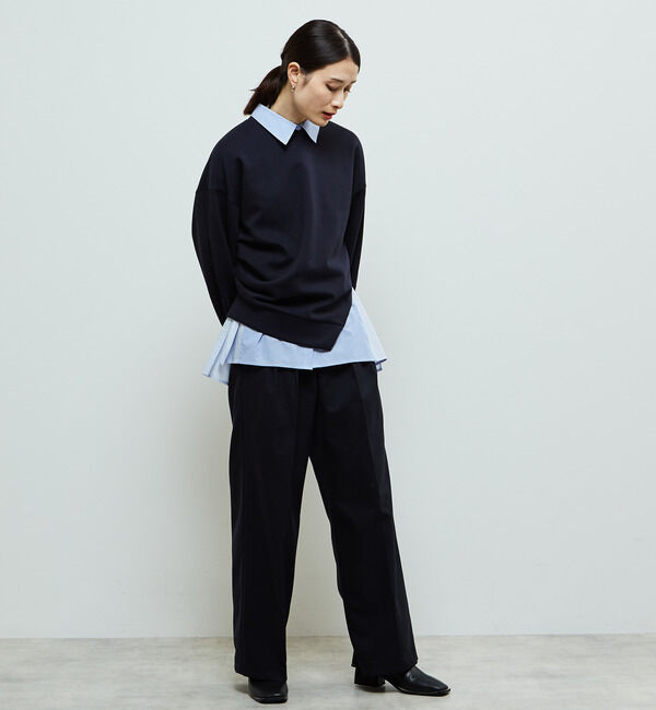 Soffitto「アシンメトリーサイドスリットスウェット」|スウェット・ジャージ|