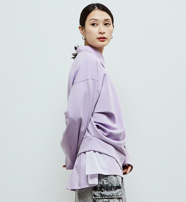 Soffitto「アシンメトリーサイドスリットスウェット」|スウェット・ジャージ|