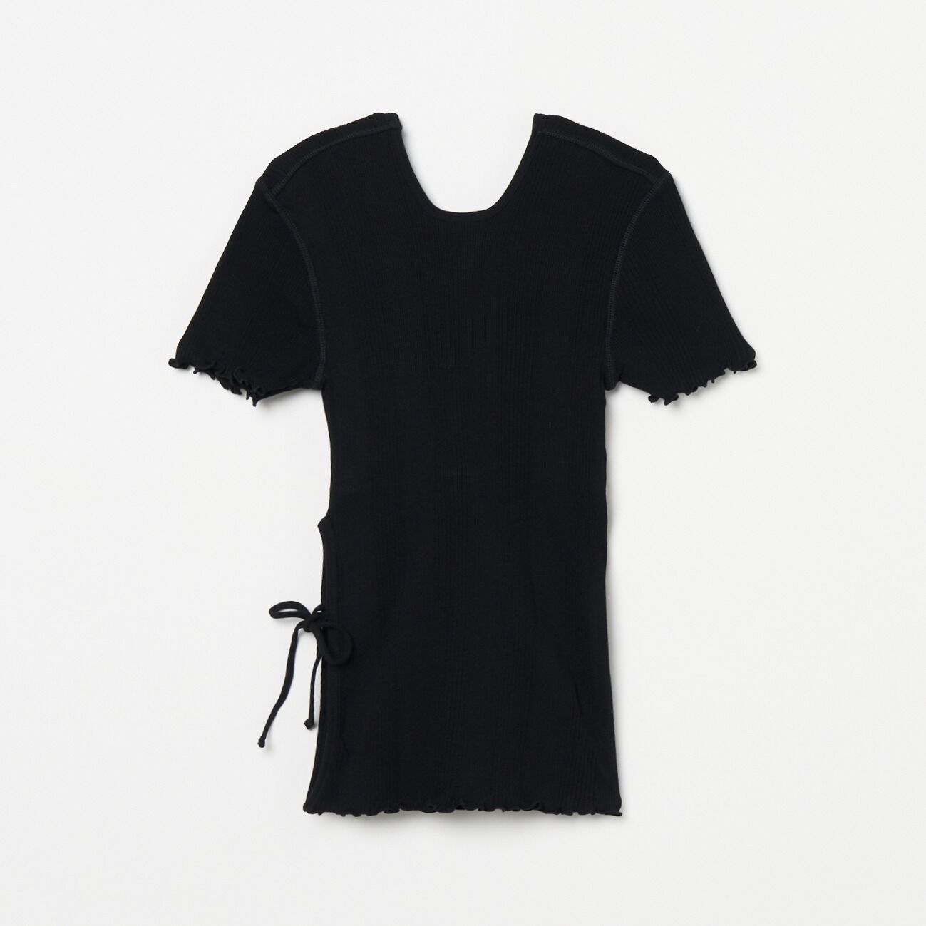  「HAKUJI Random rib bra half sleeve」|Tシャツ・カットソー|