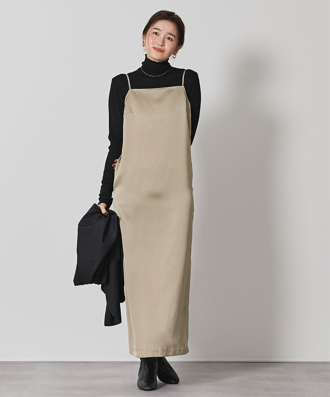 ur's「サテンキャミソールワンピース」|ワンピース|