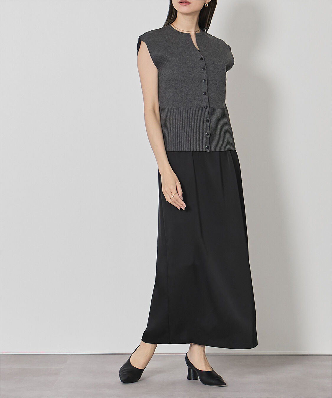 ur's「サテンキャミソールワンピース」|ワンピース|