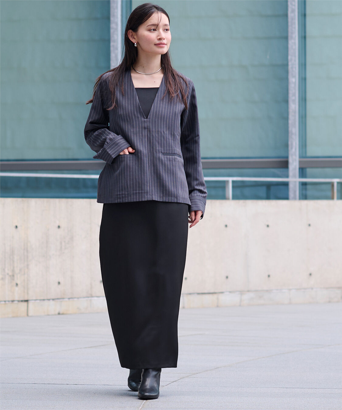 ur's「サテンキャミソールワンピース」|ワンピース|