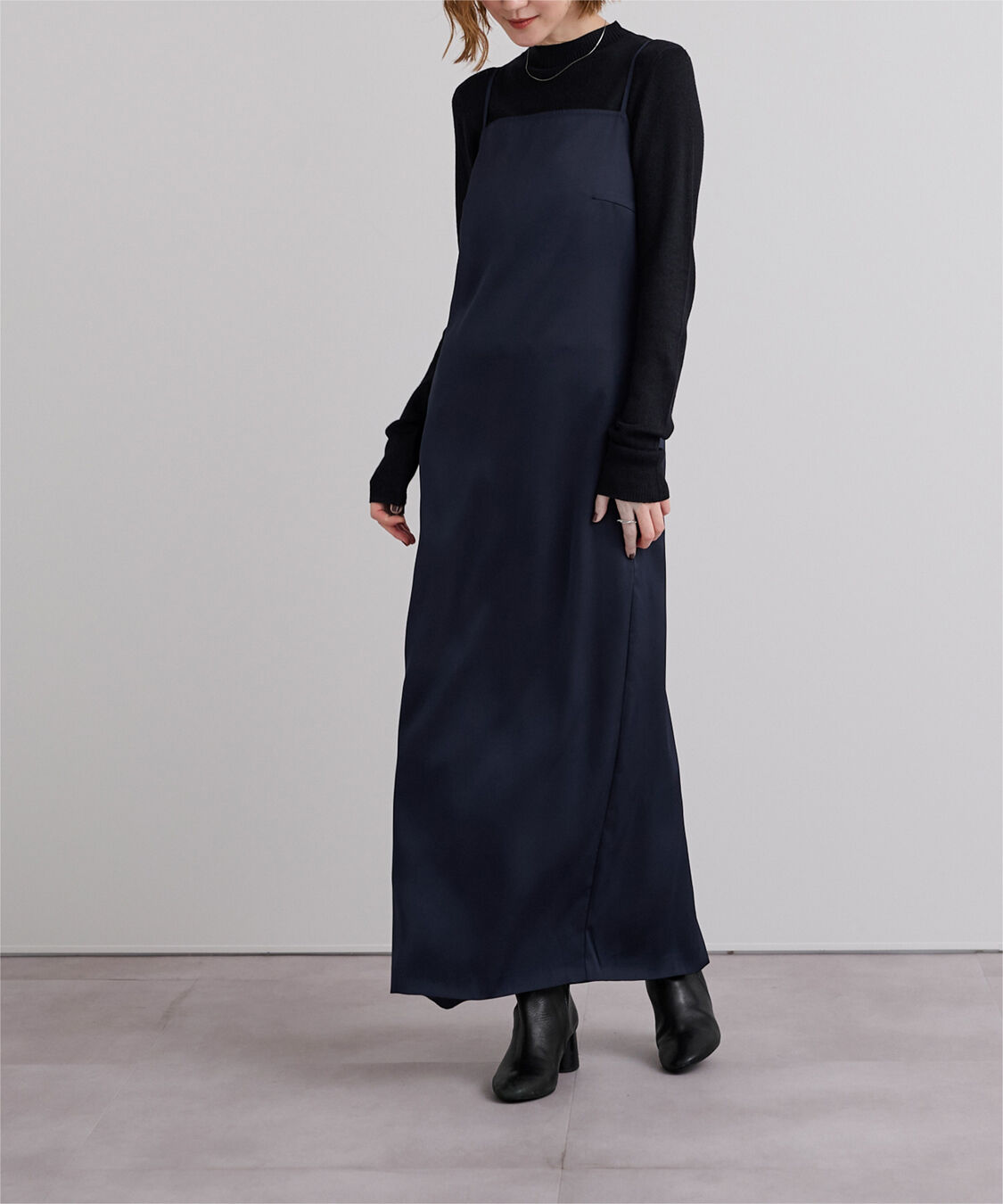 ur's「サテンキャミソールワンピース」|ワンピース|