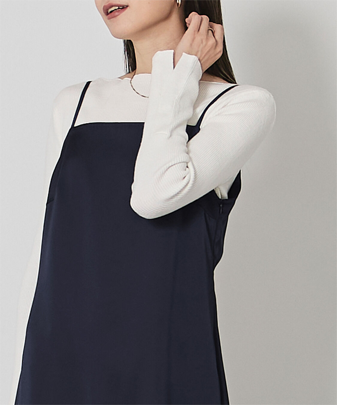 ur's「サテンキャミソールワンピース」|ワンピース|