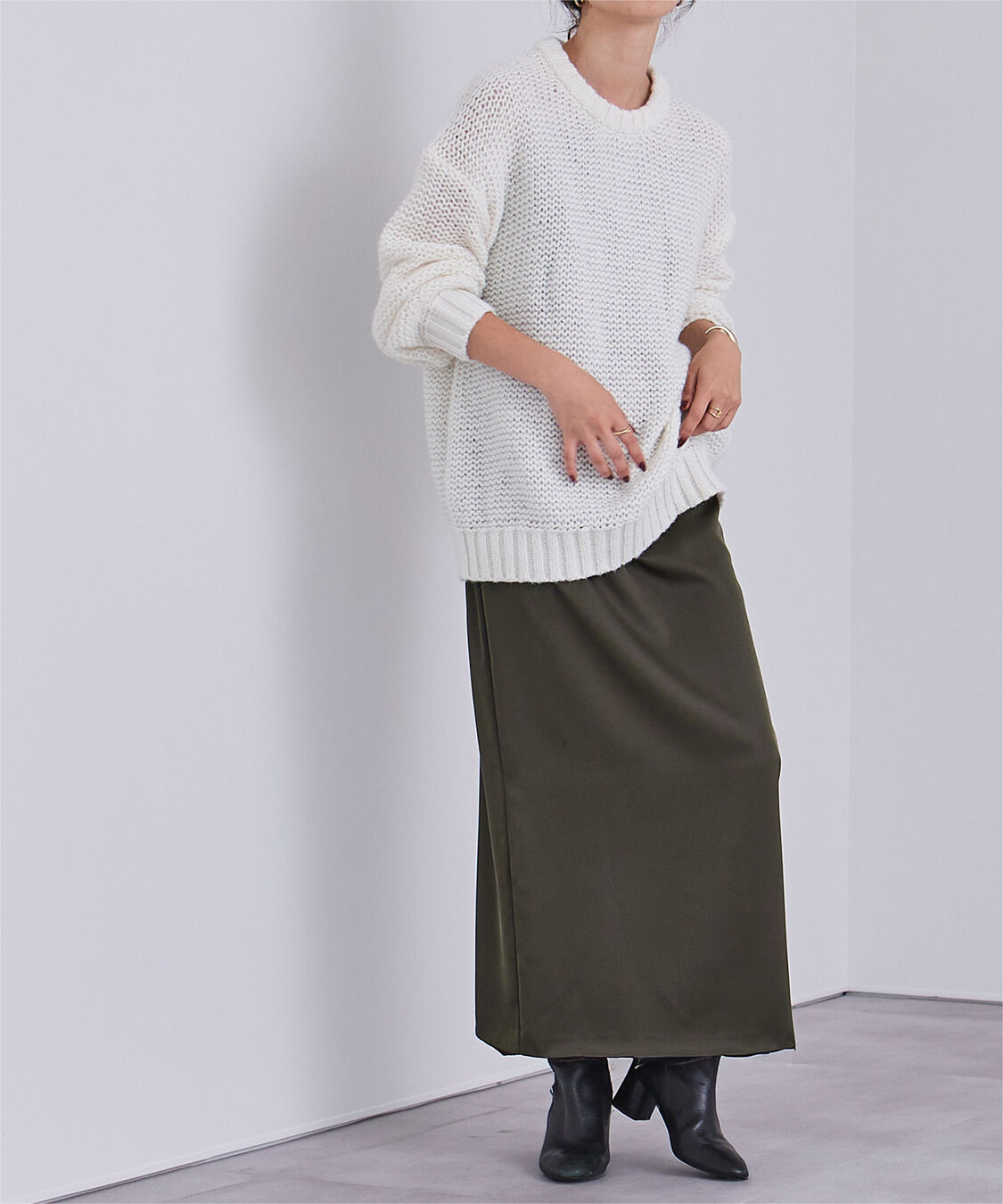 ur's「サテンキャミソールワンピース」|ワンピース|